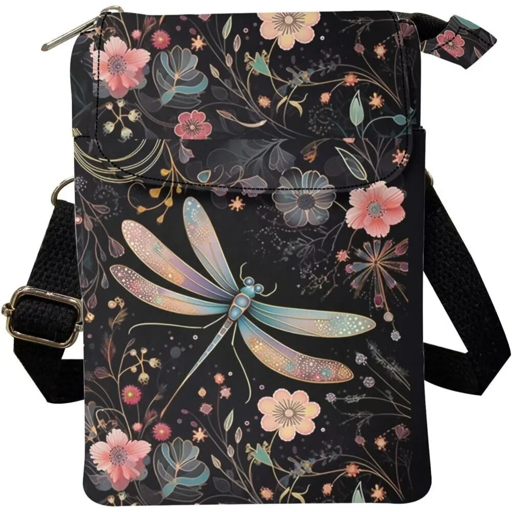 Canvas Crossbody Bags for Women Small Cellphone Purse Travel Cute Gift